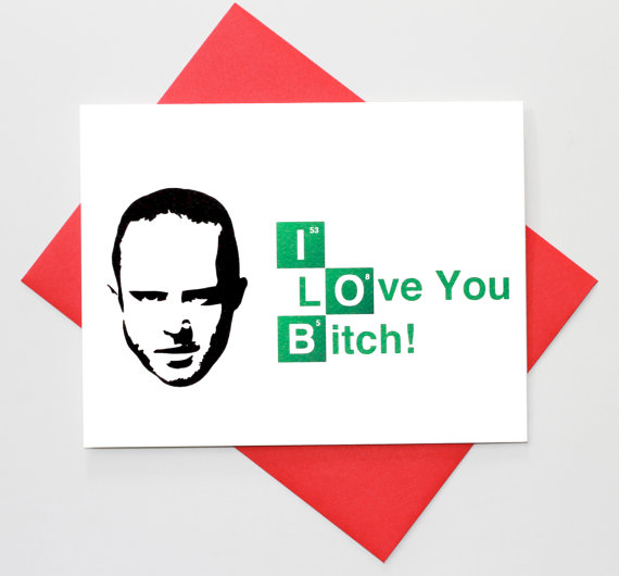 breaking bad funny valentines day card